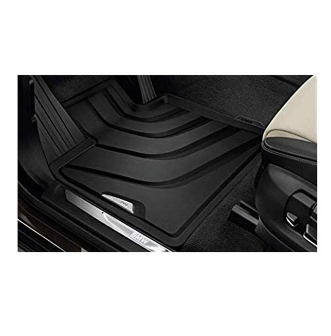 BMW Floor Mat Set - Rear (Rubber) (Black) 51472286003